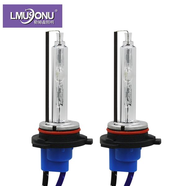 

lmusonu 1 pair of 9006 xenon lamp 12v 35w 55w high bright ac xenon 9006 metal base fast bright bulb 5500k