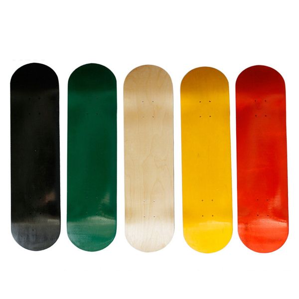 

skateboarding slide dyeing board log maple concave deck double warping diy skateboard colorful professional