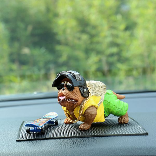 

car decoration ornament creative personality high grade interior fashion simulation dog doll interior accessories ornaments