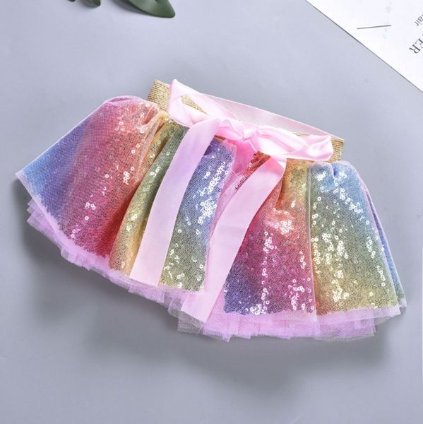 

ins детских юбок mermaid блесток тута pettiskirt оголовье 2pcs наборы дети партия dancewear девочка одежда s m l дополнительный wzw-yw2558