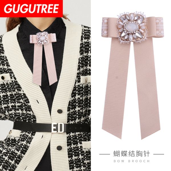 

gugutree brooch breastpin collar flower necktie patch badges applique patches for clothing hh-80, Black