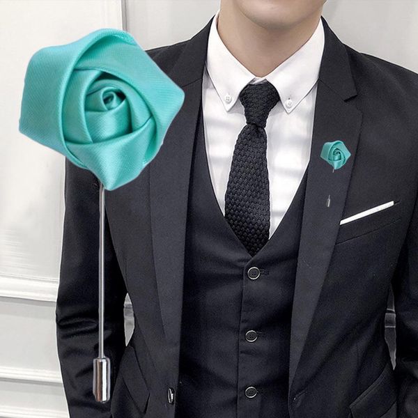 

дешевые 37 цветов шелковой свадебных корсажи и бутоньерка брак жених buttonhole брошь цветы отворот pin для man xh1380-s ywetn, Black;gray