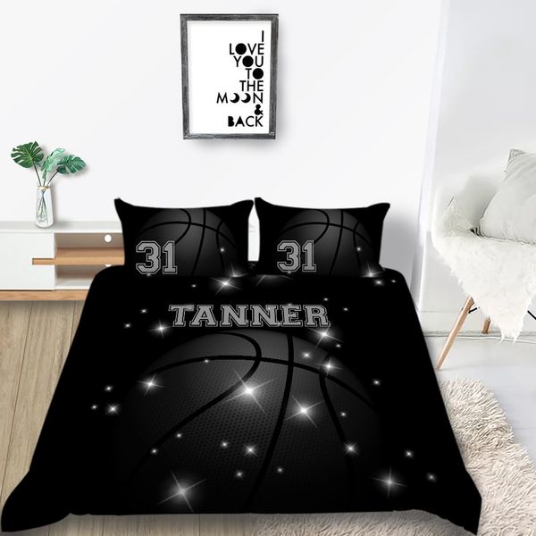 Basketball Bedding Set Sport Fashionable Creative Cool Duvet Cover Fashionable Creative Cool Duvet Cover