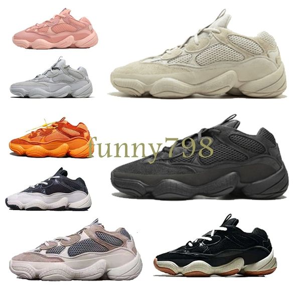 

2019 fashion luxury designer women shoes men super moon blush desert rat kanye west static 3m wave runner 500 running sneakers