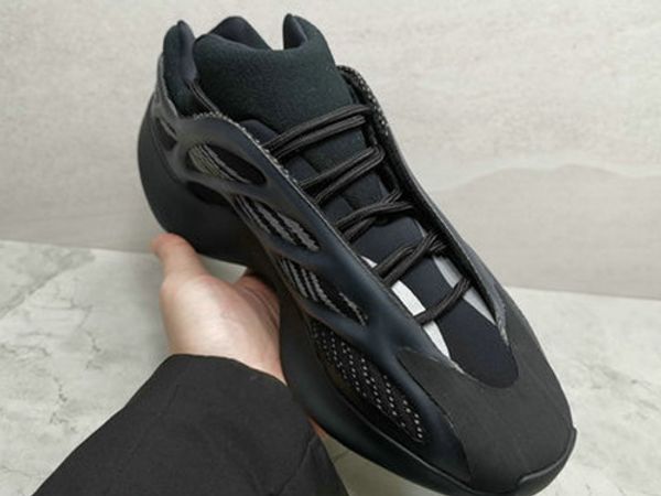 

azael alvah 700 v3 black designer shoes for sale glows in the dark version kanye west men womens running outdoor shoes