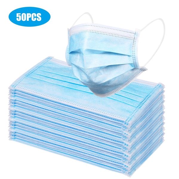 

dhl ship 10 20 1pcs 3 jason mask layers non woven mouth facehypoallergenic dust l earloop masks 2pw7