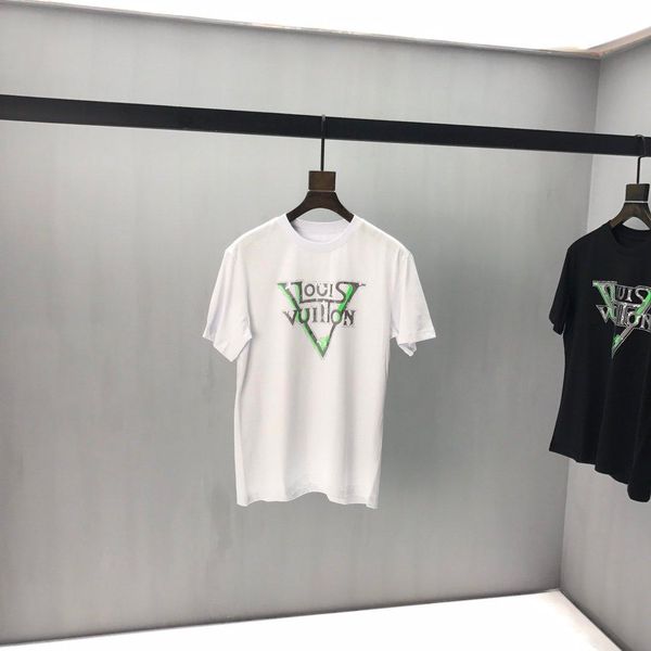 

2020 париж весна и лето последние светоотражающие письмо печати повседневная высокое качество футболки мужская дизайнерская мода роскошные м, White;black