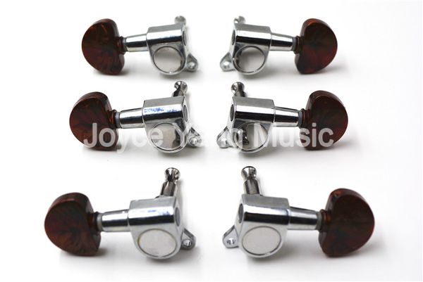 

niko chrome acrylic semicircle acoustic guitar tuning pegs tuners machine head 3l+3r wholesales