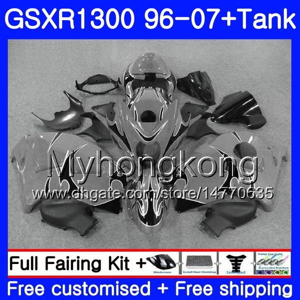 

бак для suzuki gsxr1300 серебристо-серого hayabusa 96 97 98 99 2000 2001 333hm.242 gsx r1300 gsxr 1996 1997 1300 1998 1999 00 01 02 зализ
