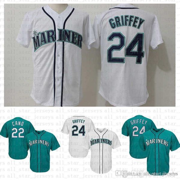 

Embroidery Seattle Baseball Jersey Mariners mens 24 Ken Griffey Jr. Cool Flex base Mesh Retro Griffey Jr. Mariners Jerseys