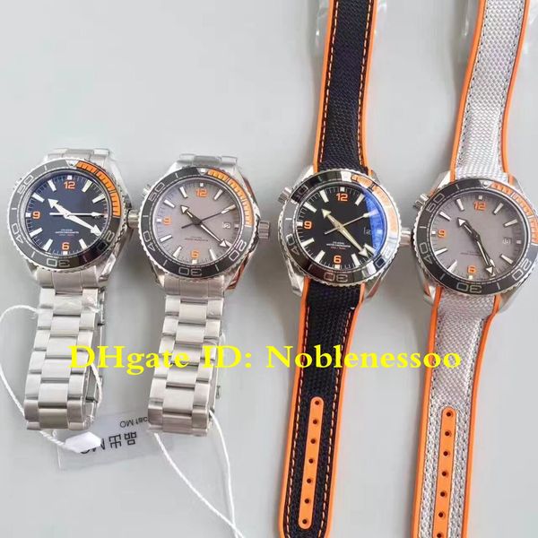

8 style om edition swiss cal.8900 movement mens planet ocean master chronometer 600m 215.90.44.21.99.001 43.5mm automatic men's watch, Slivery;brown