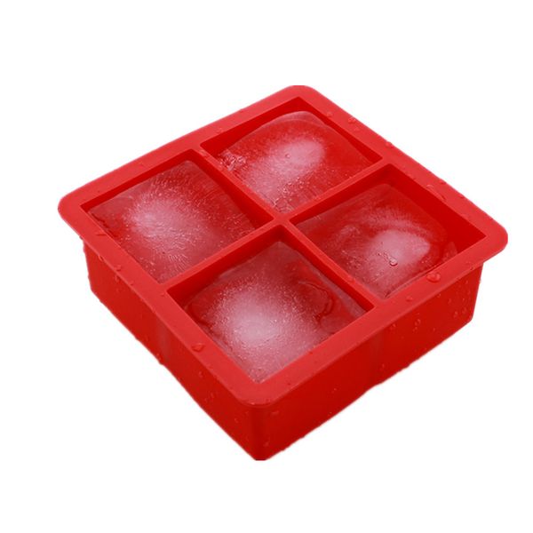 

продажа 1pc 4 сетки 3d ice cube плесень square shaped виски вино для льда maker формы шоколада bar z0527 # g30
