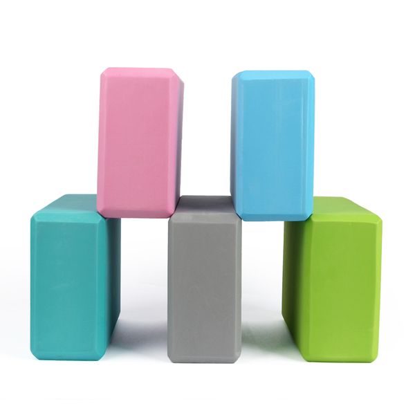 

yoga brick support foam brick stretch assist fitness pilates yoga block workout fitness sports blue yellow purple ladrillo de yog