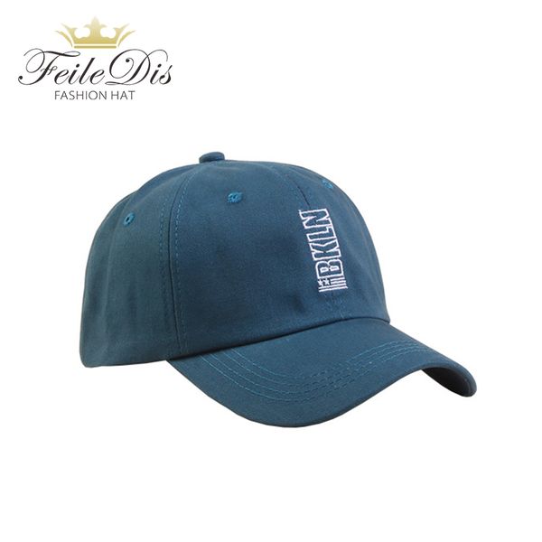 

feiledis]new fashion men women baseball caps spring summer sun hats for women solid snapback cap wholesale dad hat lr-27, Blue;gray