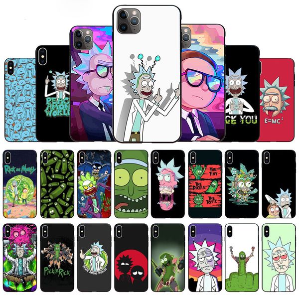 

Мягкая TPU силиконовый Роскошный телефон мультфильм Рассол Rick Rick И Морти для компа