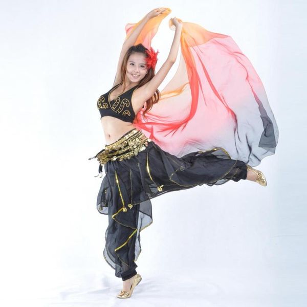 

womens belly dance harem pants tribal baggy arabic halloween pants costumes black costume bufandas practice wear bellydance, Black;red