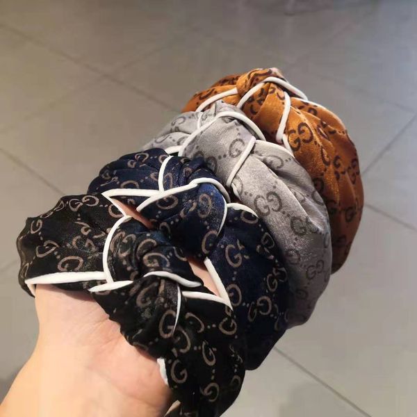 

аксессуары новой кореи chic волосы для женщин ретро bowknot главы группы волосы способа диапазона hairhoop 2020, Black;brown