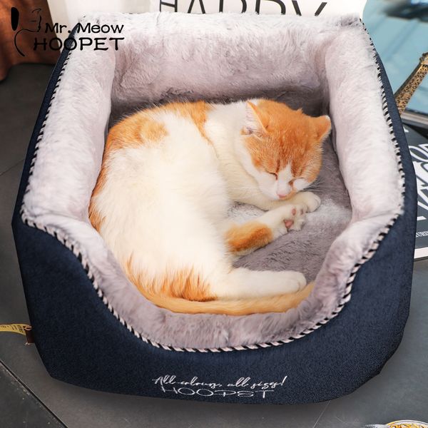

hoopet cat bed dog winter bed warm puppy home sleeping kennel teddy comfortable house