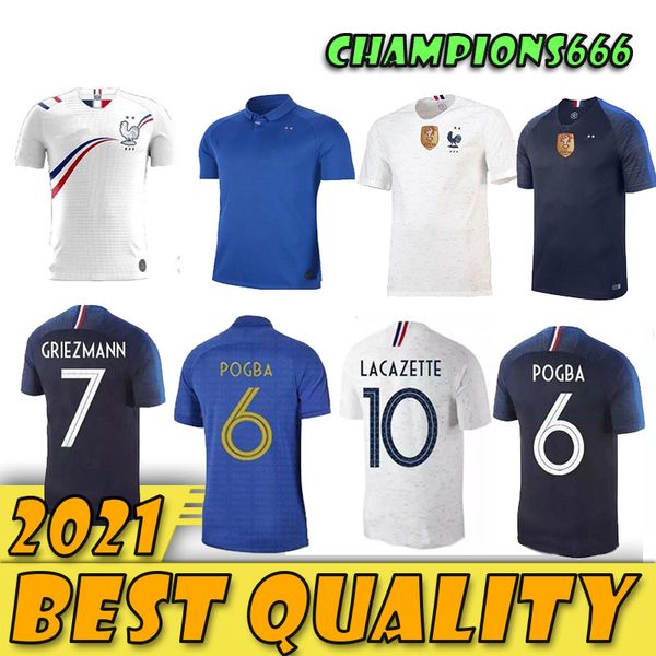 

thai 2 star lafrance soccer le sommer mbappe griezmann pogba maillots de football thiney henry renard kylian paul giroud lemar football, Black;yellow