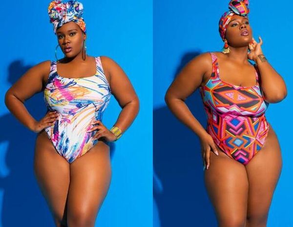 tek parça bikini son moda Büyük ekstra Big bikiniler 2019 Bikini Setleri ile kadınlar, büyük kadın Plus Size şişko mayo yüksek bel tahtası