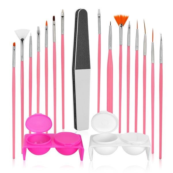 

nail brush set nail file manicure accessories nail art supply drawing painting beauty tool practice set