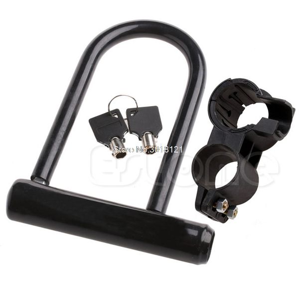

universal bike bicycle motorcycle cycling scooter security steel chain u lock