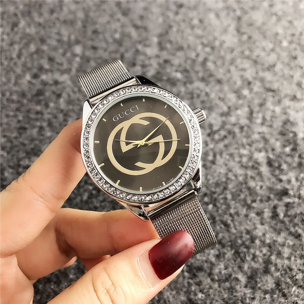 

2019 Quartz Big Bang HOT Automatic Date Fashion Men and Women of The Steel Belt Movement GUESS Quartz Clock Men Watch Guc Ci Ga1