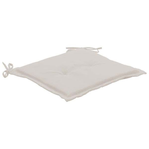 

garden chair cushions 2 pcs cream 50x50x3 cm other home textile