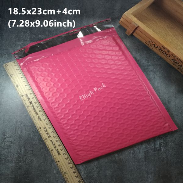 

18*23cm (7.28*9.05inch) 20pcs/lot usable space pink poly bubble mailer envelopes padded mailing bag self sealing