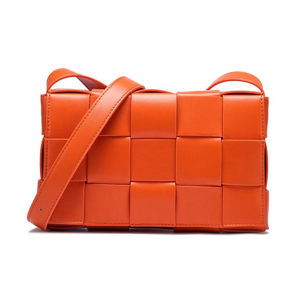 

women handbag weave checkered small square bag retro wild one-shoulder diagonal tofu bag women crossbody