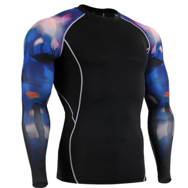 

life on track men running clothing blue sky printing clothes 3d printed clothing for american soccer size s-4xl, Black;blue