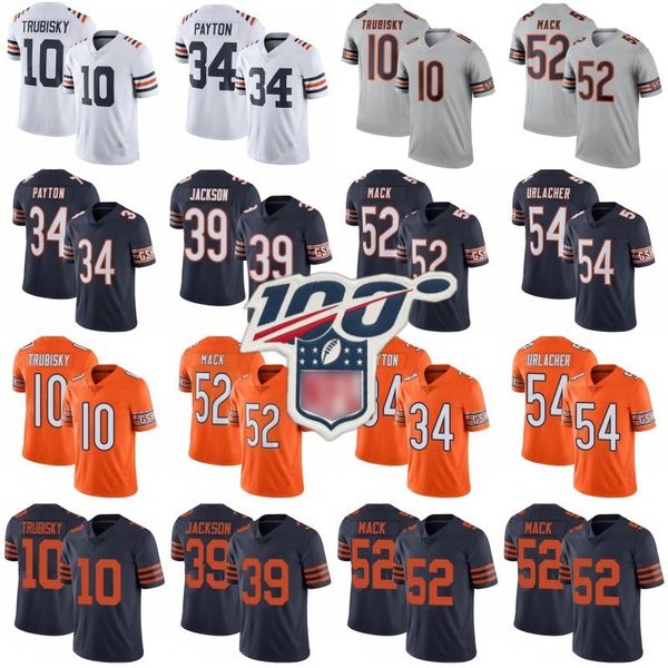 

Ncaa chicago 52 khalil mack bear 34 walter payton jer ey 39 eddie jack on tarik cohen david montgomery roquan mith ditka anthony miller, Black;red