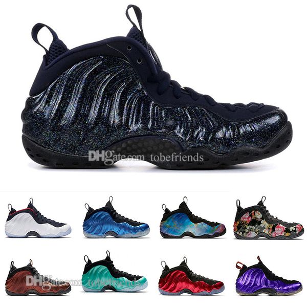 

2019 penny hardaway mens basketball shoes cny floral fleece habanero red sequoia eggplant rust pink foam sports sneakers 7-13 ing