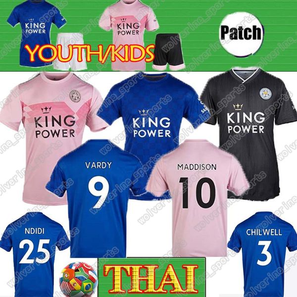 

Thai 19 20 Leicester MADDISON MAGUIRE Mens Soccer Jerseys MORGAN VARDY GRAY NDIDI Home Away Football Shirts New City IBOEEA Short Sleeve
