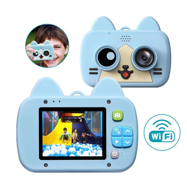 

mini children video camera 1080p hd kids digital wifi camaras 2.0 inch display kinder fotocamera toys camcorder for child gifts