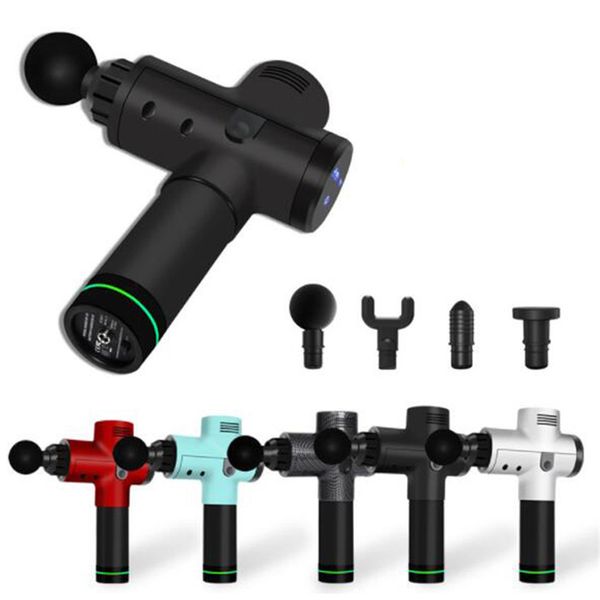 

multifunction electric deep massage gun fascia gun stimulator tissue muscles relax relieve pain back leg neck body massager