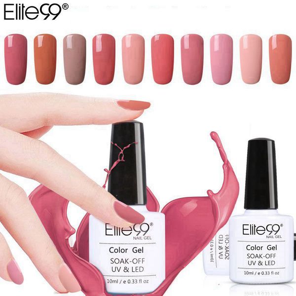 

elite99 10ml pure color varnish semi permanent vernis gel enamel nail art uv gel nail polish sale manicure lacquer paint