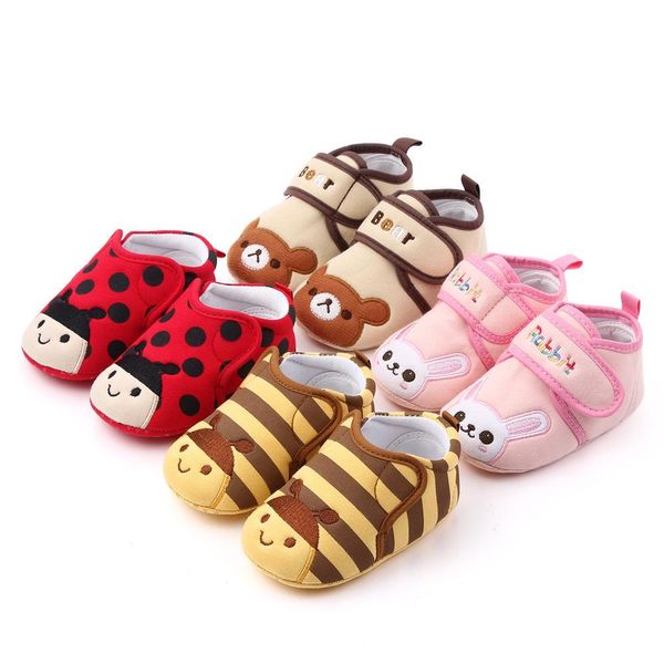 

new spring cute baby new shoes soft sole non-slip cartoon baby toddler shoes infant boy girl first walking shoes