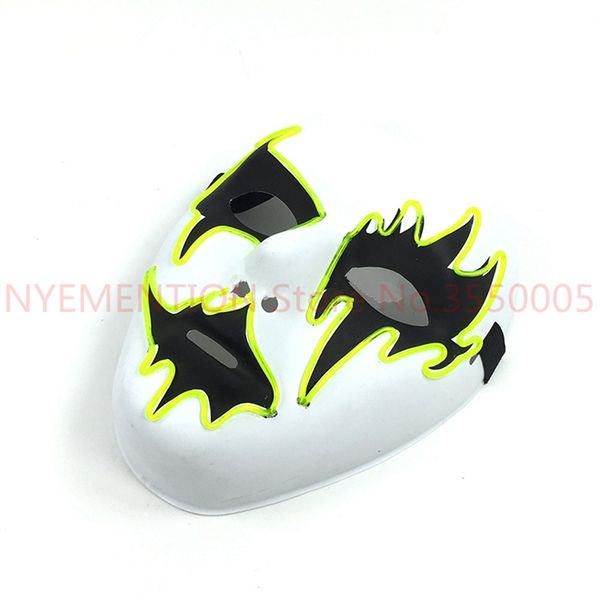 

el wire mask 10available flashing party props glowing led mask for halloween decoration 20pcs