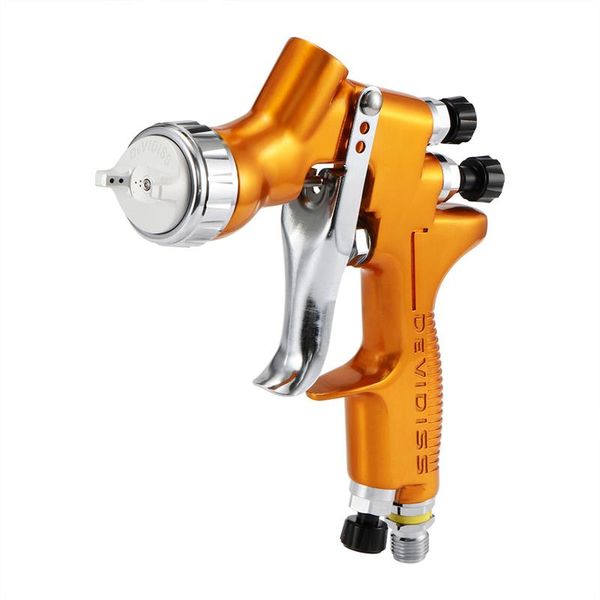 

onever high efficiency spray gun paint car wash te20 automotive refinishing golden painting gun 1.3mm nozzle