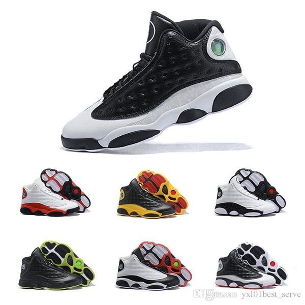 

xiii jumpman 2019 13 mens basketball shoes for black yellow red white chaussures sports sneakers classic trainers 7-12