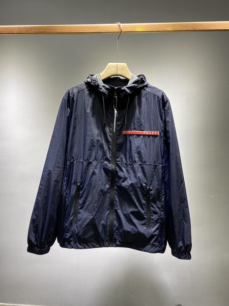 

2020 мужские куртки роскошные уличные ветровки нано водонепроницаемый ветрозащитный высокого класса негабаритных азиатских размер двухслойная ткань дизайн черный толстовки