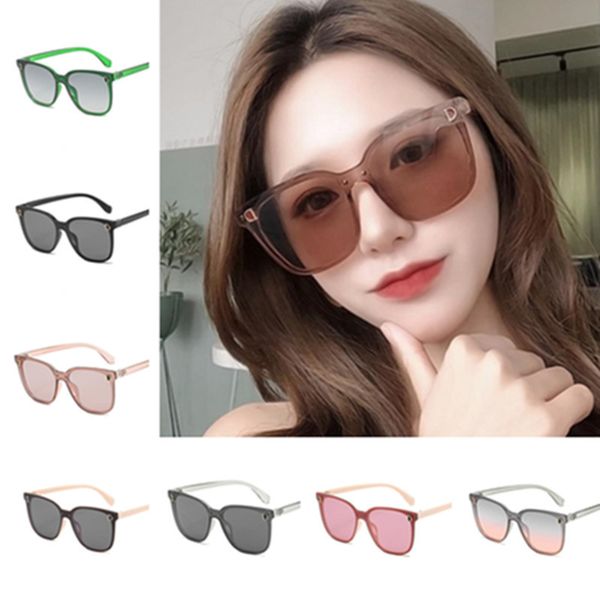 

fashion women sunglasses oversize frame sun glasses all-match goggles anti-uv spectacles square eyeglasses sun glasses adumbral eyewear a, White;black