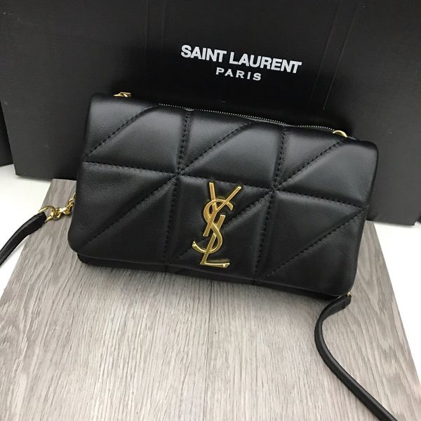 

classic chain bag for women gold buckle real sheepskin leather shoulder crossbody bags for ladies size 21x12.5x6cm with box