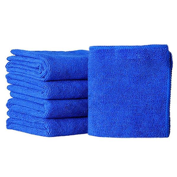 

auto care 10pcs ultra soft microfiber towel car washing cloth for car polish& wax care styling cleaning microfibre30x30cm