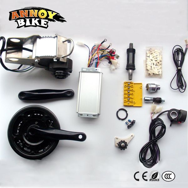 

dome e bike kit 48v 450w 600w mid drive e bike conversion kit 3 speed bldc high torque gear motor for mtb long drive