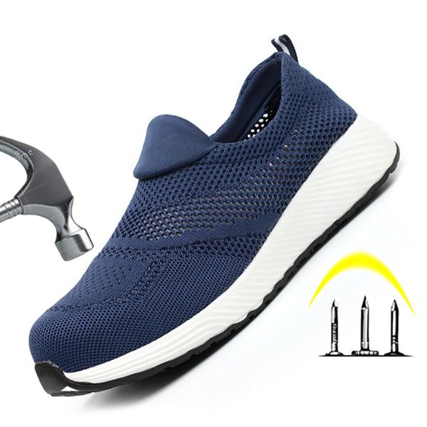 

men boots light work safety boot steel toe cap safety shoes men indestructible shoes men sneakers anti-piercing footwear unisex, Black;brown