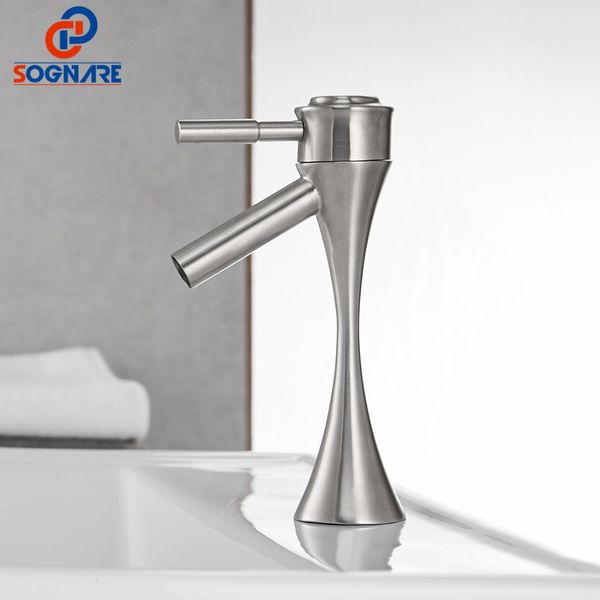 2020 Unique Bathroom Sink Faucet 304 Stainless Steel Faucet