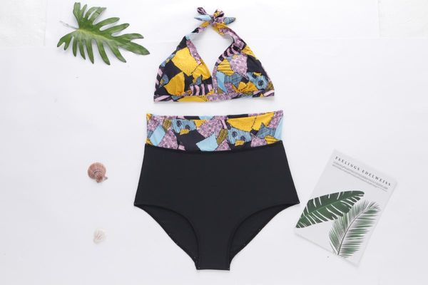 

swim suit плюс размер купальники купальники женщин кемпинга dropshipping 2020 plus размер swimsuit женщины высокой талией провода free бикин, White;black