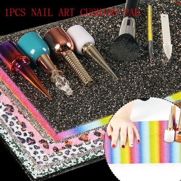 

nail column diamond hand pillow nail manicure wrist cushion cushion folding washable